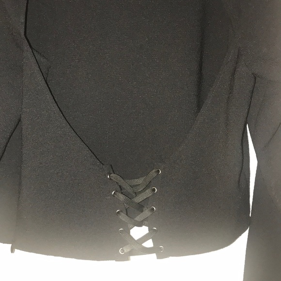 ASOS Open Back Cropped Sweater with Corset details - Picture 4 of 4